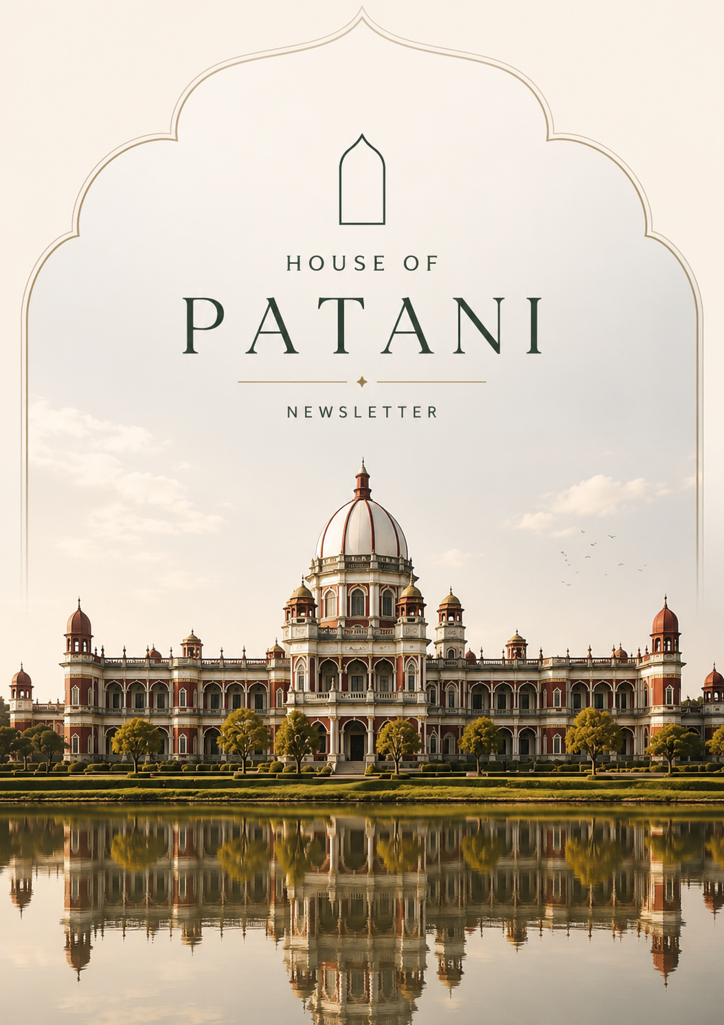 House of Patani newsletter featuring heritage architecture